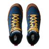 Schnürboots THE NORTH FACE "M BACK-TO-BERKELEY IV TEXTILE WP", Gr. 44, blau (blau, braun), Leder, sportlich, Schuhe Schnürboots, wasserdicht, Topseller