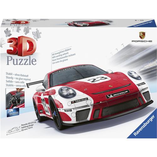 3D-Puzzle RAVENSBURGER ""Porsche 911 GT3 Cup Salzburg Design"" Puzzles bunt Kinder Made in Europe; FSC- schützt Wald - weltweit