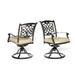 Patio Glider Chairs; Swivel Rocker; Garden Backyard Chairs Outdoor Patio Furniture 2 Pcs Set