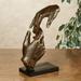 loving hands table sculpture bronze - 11.5 inch height - resin art accent - home decor statue - love sign statues and sculptures for desk aesthetic