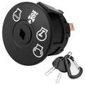 Lawn Mower Ignition Switch 4 Position with Key for 532193350 193350 Lawn Mowers Key Switch Compatible with AYP Sears Poulan Pro Riding Lawn Mower Tractor