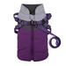 Winter Pet Dogs Vest Jacket Dogs Warm Thick Comfortable Coat Sleeveless Zipper Jacket Cotton Padded Vest with Durable Chest Strap for Smal Medium Large Dogs Purple M
