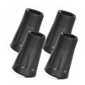 4 Piece Pack Rubber Tips for Trekking Poles Replacement Pole tip Protectors fits Most Standard Hiking Poles with 12mm Hole Diameter Shock Absorbing adds Hold and Traction