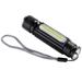 Mini Flashlight Ultra-Bright Waterproof Compact Size Multiple Lighting Modes Wide Application Portable Camping LED Flashlight with COB Side Light Home Supplies