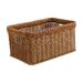 Storage Woven Basket Storage Bins Picnic Basket Desktop Organizer Decorative Laundry Organizer Totes Woven Organizer for Kitchen Countertop 35cmx24cmx18cm