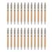 24 Pieces Bamboo Retractable Ballpoint Pen Black Ink 1 mm Office Products Pens Bamboo Ballpoint Pen Wood Ballpoint Pens