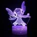 Cute Stitch Night Light - USB Desk Lamp 16 Colors Change Home Decoration Lighting for Boys Girls