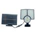 QIIBURR Bright Solar Outdoor Lights New Cross Border Solar Courtyard Light Garage Light Outdoor Automatic Charging Solar Home Body Sensing Light Outdoor Bright Solar Lights