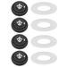 YLLSF 8pc Replacement Rubber Diaphragm Washer For Siamp Fill Valves Ballvalve