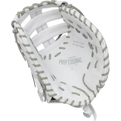 Easton Pro Collection Series 13" Fastpitch Softball First Base Mitt - Right Hand Throw White