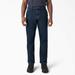 Dickies Men's Flex Regular Fit Carpenter Utility Jeans - Dark Denim Wash Size 30 32 (DU601)