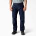 Dickies Men's Flex Relaxed Fit Carpenter Jeans - Dark Denim Wash Size 32 (DU603)