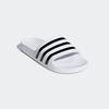 Badesandale ADIDAS SPORTSWEAR "AQUA ADILETTE", Gr. 37, weiß (cloud weiß, core schwarz, cloud weiß), Synthetik, sportlich, Schuhe