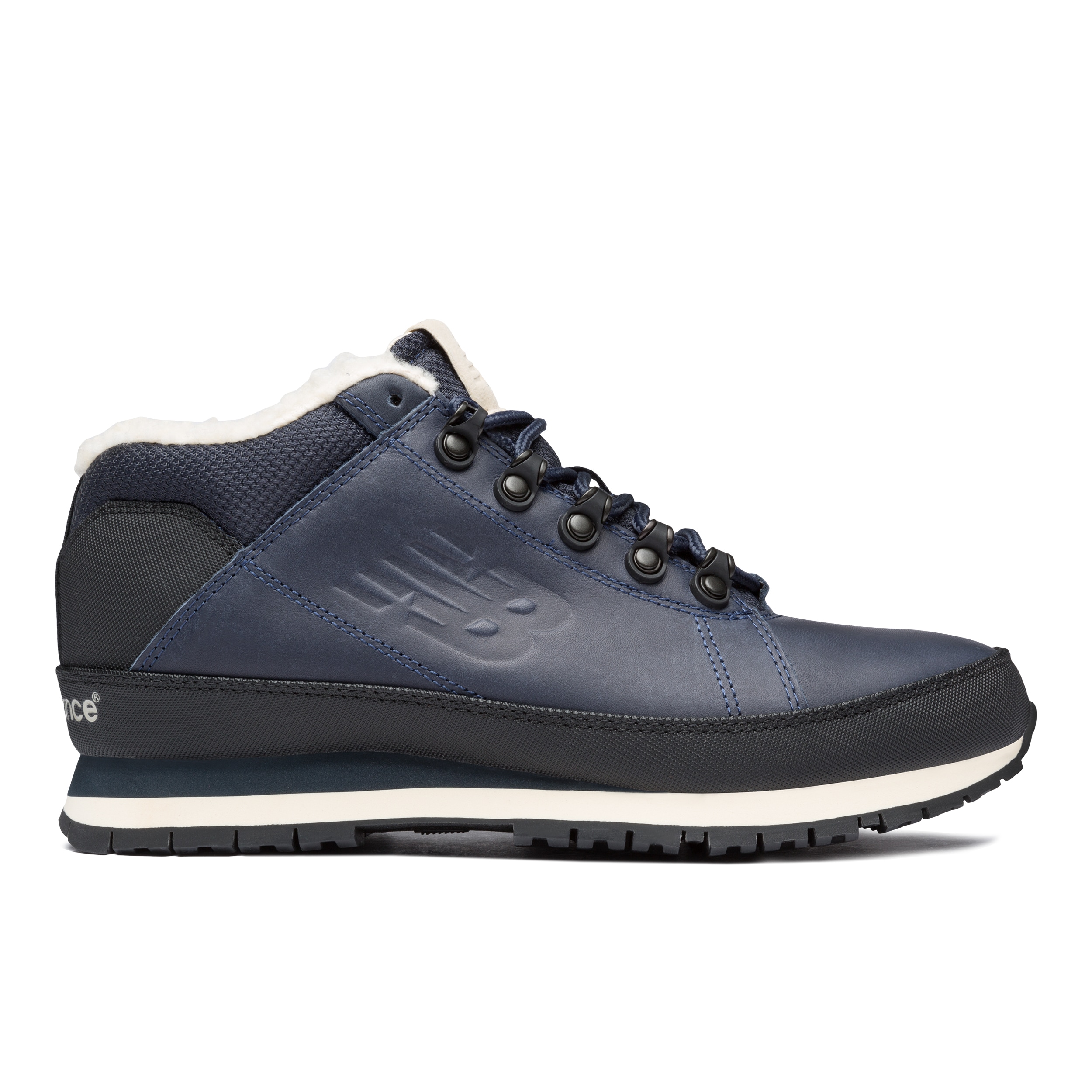 Sneaker NEW BALANCE "754", Gr. 42, blau (navy), Leder, Schuhe