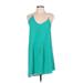 Mary & Mabel Casual Dress: Teal Dresses - Women's Size Large
