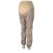 Motherhood Casual Pants - High Rise: Tan Bottoms - Women's Size Medium Maternity