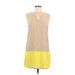 Bebe Casual Dress: Yellow Dresses - Women's Size Medium