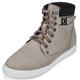 CALTO Men's Invisible Height Increasing Elevator Shoes - Taupe Nubuck Leather Lace-up Fashion Sneakers - 2.6 Inches Taller - T53122 - Size 11 UK