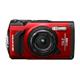 OM SYSTEM Tough TG-7 Rot Digitalkamera,wasserdicht, stoßfest, Unterwasser- und Makro-Aufnahmemodi, 4K-Video, 4-Fach-Weitwinkelzoom (Nachfolgemodell der Olympus TG-6)