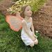 HomeStyles Suffolk Fairy Rebecca Garden Statue Resin/Plastic in Orange/White | 12 H x 12 W x 5 D in | Wayfair 96312