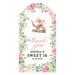 Koyal Wholesale Custom Sweet 16 Favor Tags w/ String, Tea Party Theme Thank You Gift Tags For Party Decor, 60-Pk in White | 2 W x 0.1 D in | Wayfair