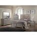 House of Hampton® 3-4_Charmain Upholstered Panel Bedroom Set Upholstered in Brown | 62.2 H x 57.2 W x 76 D in | Wayfair
