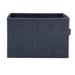 Household Essentials Cotton/Polylinen Storage Bin in Blue | 7.5 H x 11.5 W x 11.2 D in | Wayfair HE1070