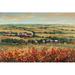 Winston Porter Ledley Rural Open Landscape II On Canvas by Tim OToole Print Canvas in Green/Orange | 20 H x 30 W x 1.25 D in | Wayfair