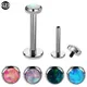 H-S 1PC G23 Titane Opale Labret Anneaux De exacjon Jules Bars Sexy Charme Oreille Cartilage Tragus