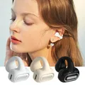 Casque à clip d'oreille sans fil à affichage numérique conduction Sophia écouteurs Blue Tooth 5.3