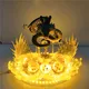 Figurines d'anime Dragon Ball Z Shenron GK Shenlong Super Saisuperb lumière LED figurines en