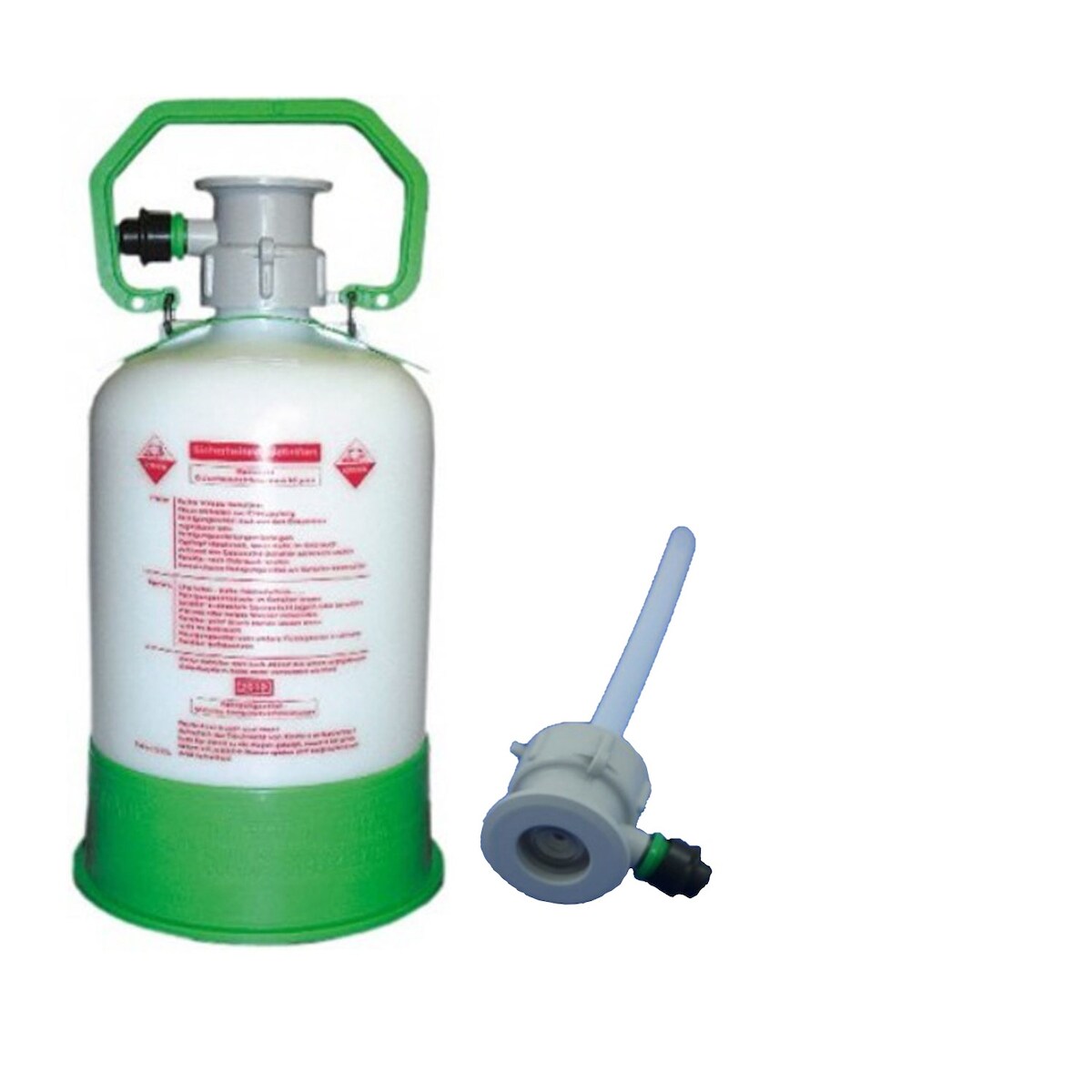 Reinigungsbehälter 5l (Fitting zur Auswahl), Zapfkopf:ohne Image