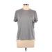 Nike Active T-Shirt: Gray Activewear - Women's Size Large