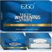 EZGO Teeth Whitening Strips 28 Non-Sensitive White Strips Teeth Whitening Kit 14 Sets Fast-Result Teeth Whitener for Tooth Whitening Helps to Remove Smoking Coffee Wine Stains Gentle and Safe