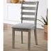 Bura Farmhouse Gray 2-piece Dining Chairs by Furniture of America