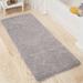 Bath Mat - 58x24-Inch Bathroom Runner with Non-Slip Backing by Lavish Home (Gray)