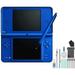 Nintendo DSi XL Midnight Blue BOLT AXTION Bundle Like New