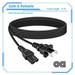 KONKIN BOO AC Power Cord Outlet Socket Cable Plug Lead Replacement For The Singing Machine GPX J100S CD+G Portable Karaoke Party Singing Machine System SMDigital SM Digital CDG Karaoke System