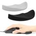 2 Pieces Mouse Wrist Rest Support Ergonomic Mouse Wrist Gliding Palm Rest Left Hand Sliding Wrist Pad That Moves for Wrist Pain Relief Mouse Wrist Rest for Office Work Gamers/Streamers