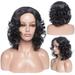 NRUDPQV human hair wigs for women Hairshort hair Wig Wigs Fashion Wave Synthetic Brown Wig wig Adult Female Costume Wigs Toupees Black