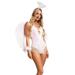 Women's Fringe Angel Costume