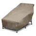 KoverRoos Weathermax™ Chaise Cover, Polyester in White/Brown | 36" H x 42" W x 82" D | Outdoor Cover | Wayfair 39628