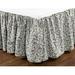 One Allium Way® Tooleville Bed Skirt Cotton in Black/Gray/White | California King,18" | Wayfair B824B71C872C4F63B407299D0310AA0B