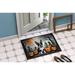 Arlmont & Co. Noriyuki Non-Slip Halloween Outdoor Doormat Synthetics in Black/Brown | 36 H x 24 W in | Wayfair 8044B93F51B640CEA58BB408A1A4446E