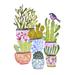 Dakota Fields Furse Cactus & Pink Bird by Karen Fields Metal in Green/Pink | 48 H x 32 W x 1.25 D in | Wayfair 92B1EAB701C545748B896B6C7803D238