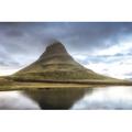 Millwood Pines Audreyna Reflecting Kirkjufell On Canvas by Danny Head Print Canvas in Green | 8 H x 12 W x 1.25 D in | Wayfair