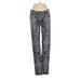 Juicy Jean Couture Casual Pants - Mid/Reg Rise Straight Leg Boyfriend: Gray Bottoms - Women's Size 26