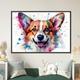 Watercolor Corgi Framed Wall Art | Ready to Hang | Home Decor | Gift for Dog Lovers - Mom & Dad