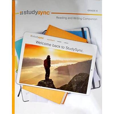 Studysync Welcome Back To Studysync Reading And Wr...