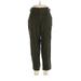 Simply Vera Vera Wang Casual Pants - High Rise: Green Bottoms - Women's Size Medium